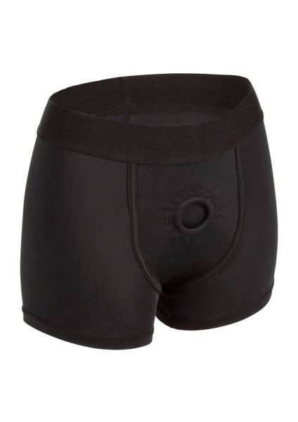 Seamless Ladies' Boxer Shorts with O-Ring Size L/XL