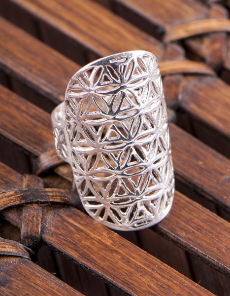 Flower of Life open ring