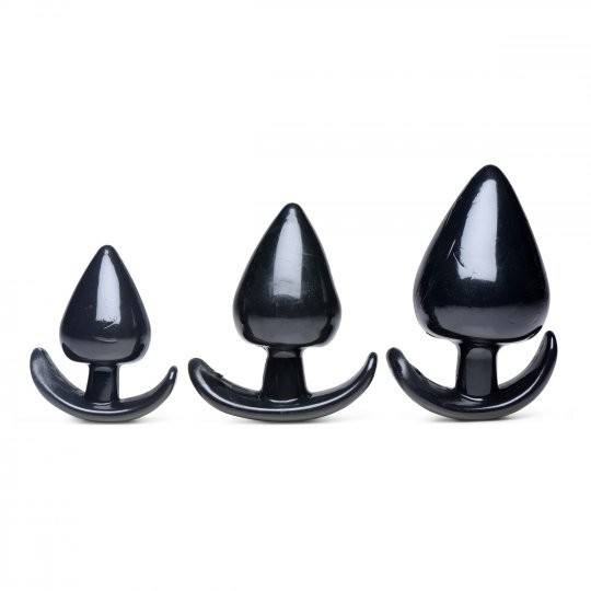 Anal plug set 'Pik Drei'