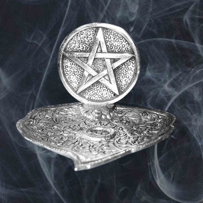 Incense holder with pentagram