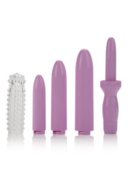 Dilator attachment set and XL nubby sleeve and vibro base