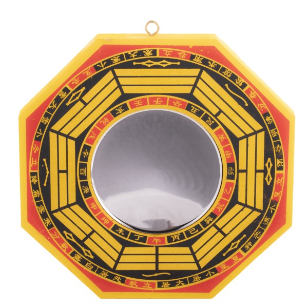 Bagua mirror concave, large