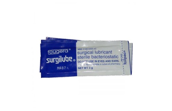 Sterile lubricant pouch