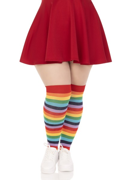 Thigh Highs Rainbow Socks