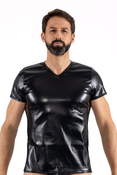 schwarzes Herren Shirt