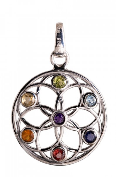 Seed of Life with Chakra Stones