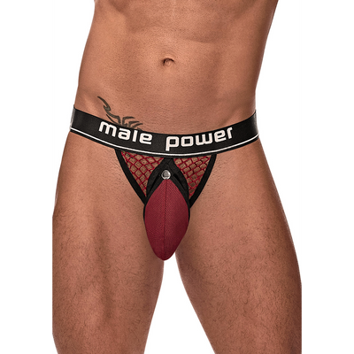 Cock Ring Jock - L/XL - Burgund