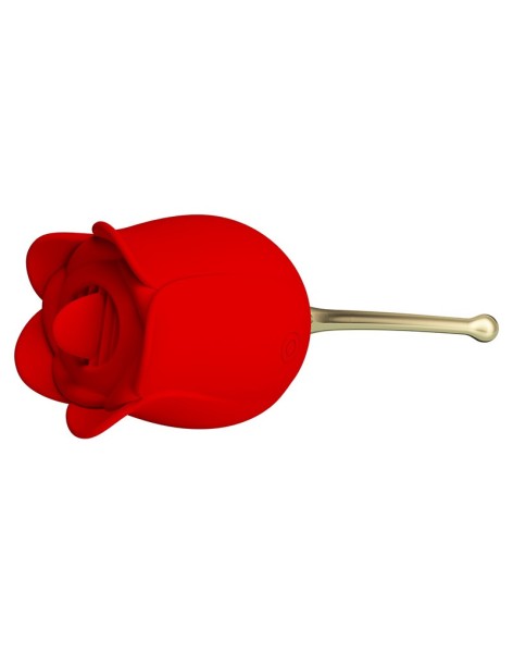 Rose Lover - Clitoral Vibrator with Licking Stimulator