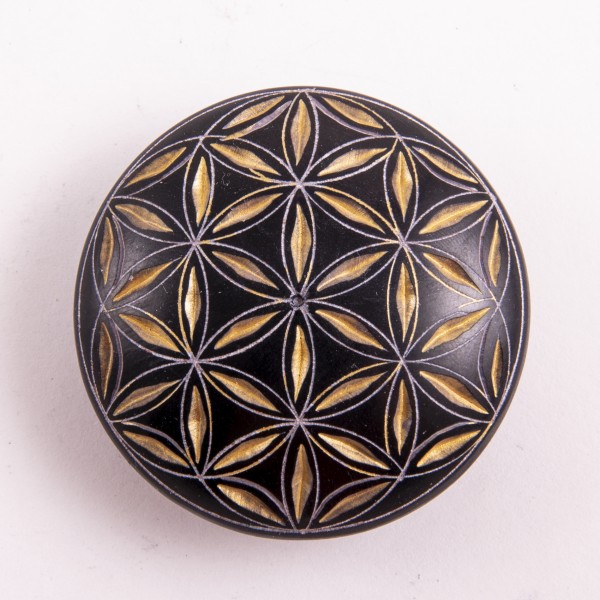 Palm Stone Flower of Life