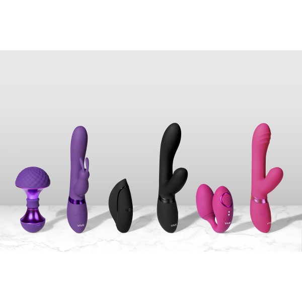 Taka - Aufblasbarer und vibrierender Rabbit Vibrator - Lila