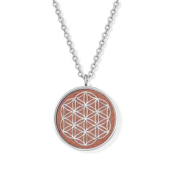 Flower of Life on walnut wood