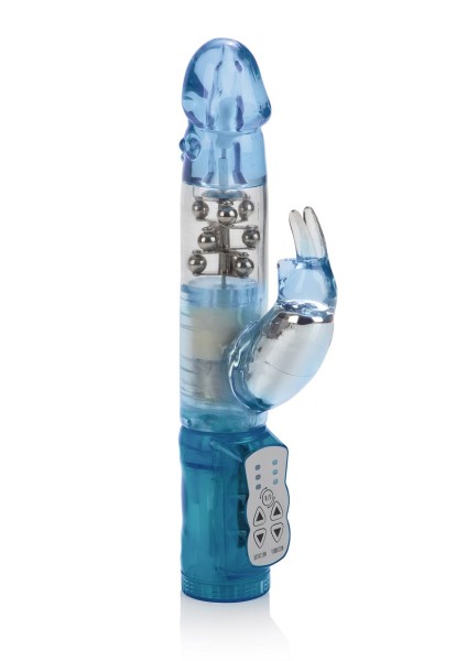 Transparent blue mini rabbit