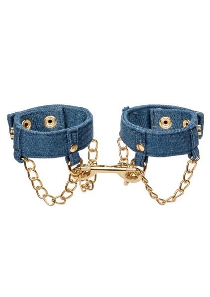 Denim handcuffs