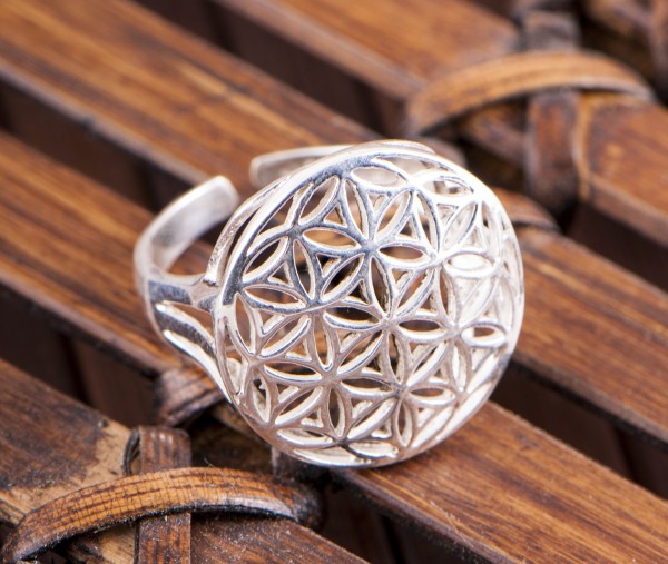 Flower of Life open ring