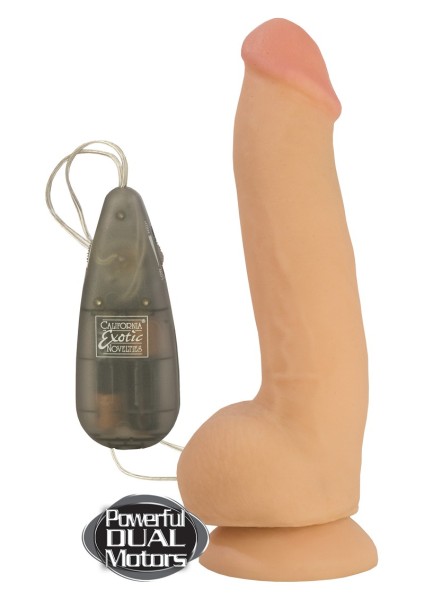 Vibrating Dildo 'Cock & Balls'