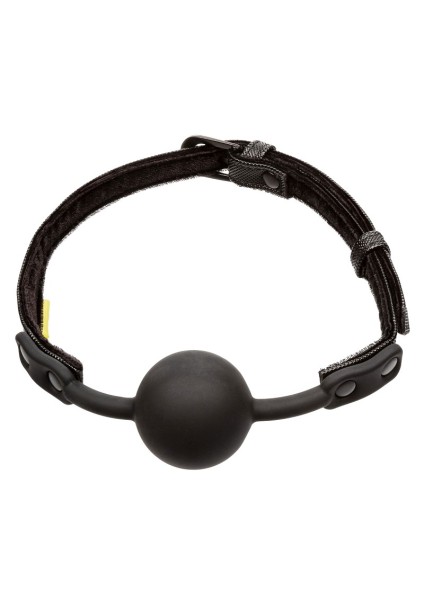 Ball gag with silicone ball