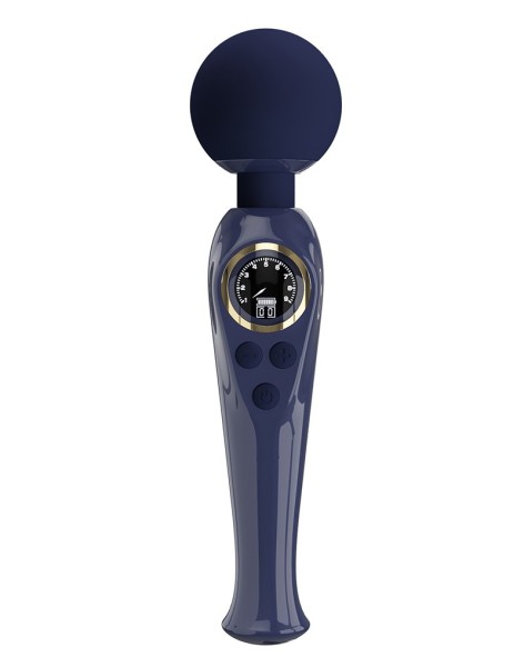 Wand vibrator in dark blue