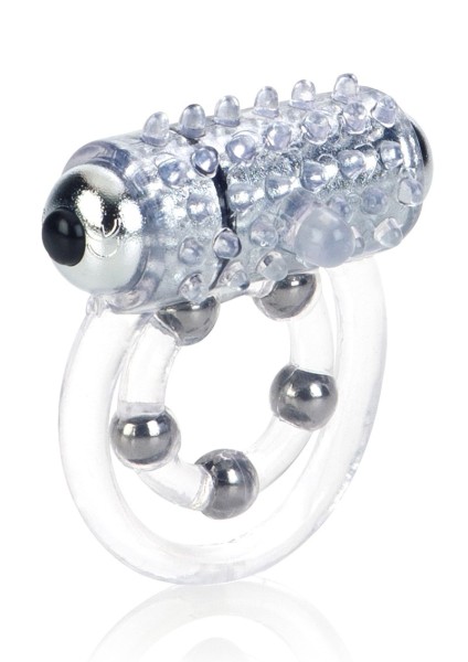 Beaded vibrating ring with micro stimulator