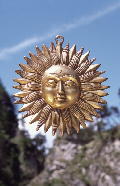 Brass sun