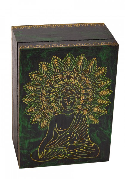 Buddha Holzbox groß