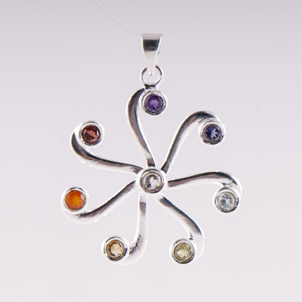 Chakra Wheel Pendant