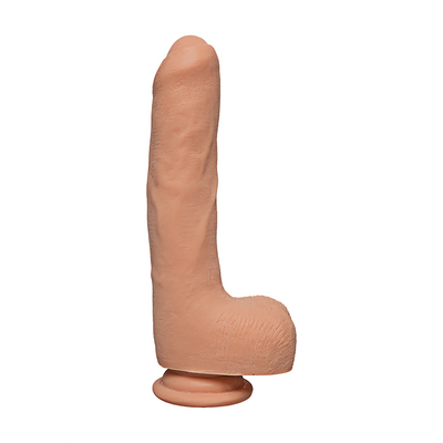 Uncut D - Realistic ULTRASKYN Dildo mit Hoden - 22 cm