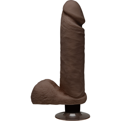 Perfect D - Vibrating Realistic ULTRASKYN Dildo mit Hoden - 2 Stück