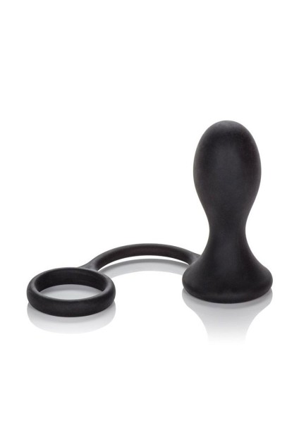 Prostate plug with ring