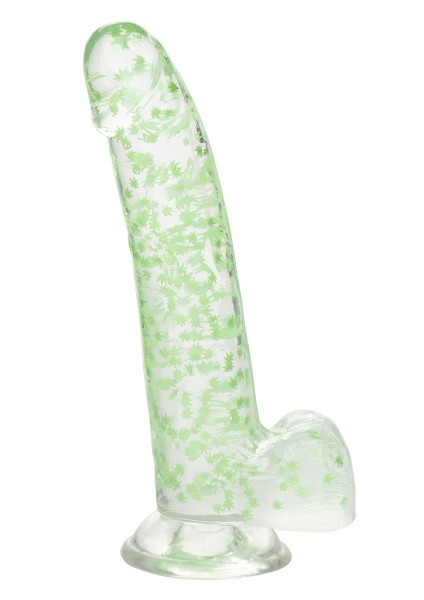 Glow-in-the-dark dildo 'I Leaf Dick'