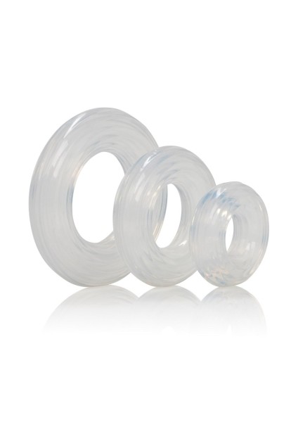 Premium silicone rings as a set of 3