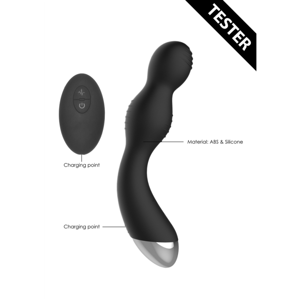 Remote Controlled E-Stim Vibrating G/P-Spot Vibrator - Tester