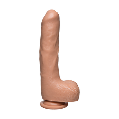 Uncut D - Realistic FIRMSKYN Dildo mit Hoden - ca. 9 / 22 cm