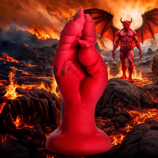 Silicone dildo 'Red Demon Claw'