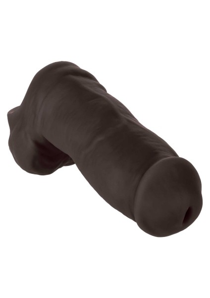 Ultra-soft silicone packer dildo