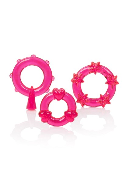 3-piece set playful cock rings