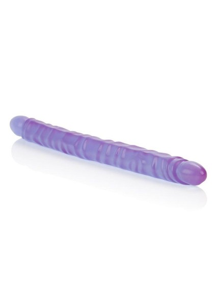 Veined, super-slim double dildo