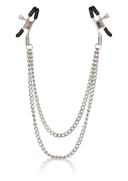 Nipple clamps with double chain