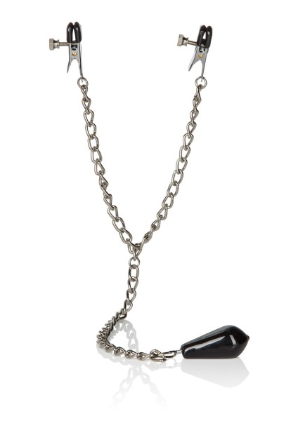 Nipple clamps with chain with conical weight