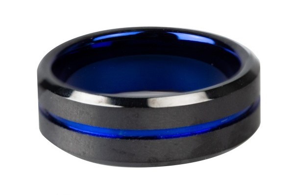 Ring 'Blaue Linie' Tungsten