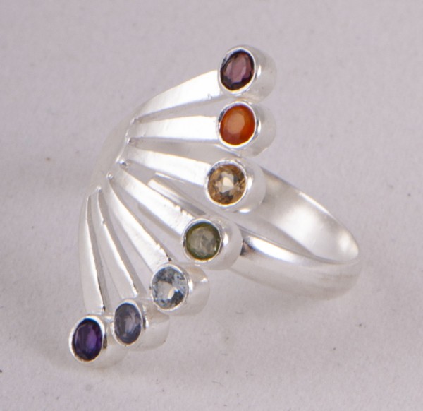 Chakra Fächer Ring