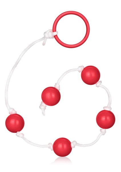 Red anal beads