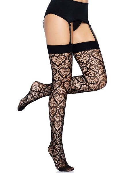 Net bodystocking with spaghetti straps