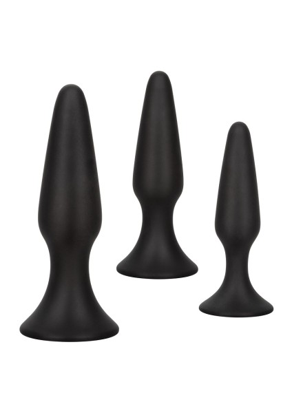 Trainer set anal plugs aus Silikon